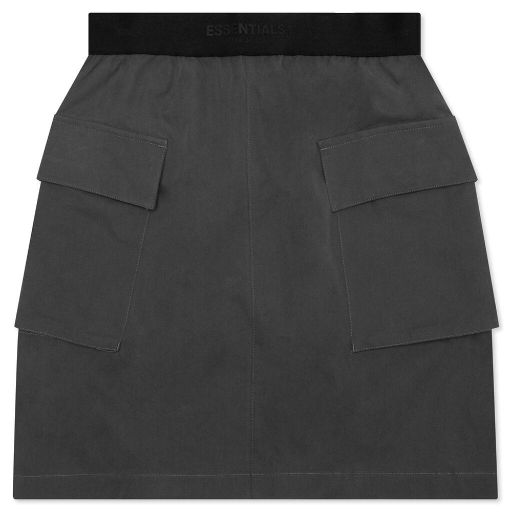 Gray Skirt with Pockets